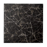 Moody Dark Elegant Black Marble Stone Texture  Fliese<br><div class="desc">Elegant decorative ceramic tile with black marble / stone texture,  perfect for you living room</div>