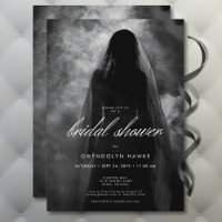 Moody Dark Ghost Bride in Mist Brautparty