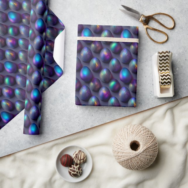 Moody Easter Eggs Geschenkpapier (Basteln)
