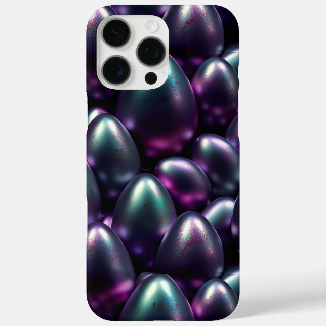 Moody Easter Eggs iPhone 16 Pro Max Hülle (Rückseite)