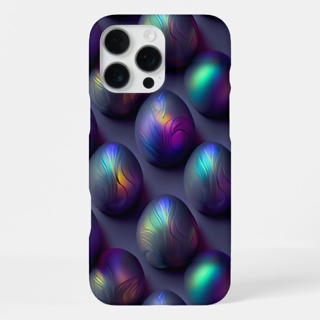Moody Easter Eggs iPhone 16 Pro Max Hülle (Rückseite)