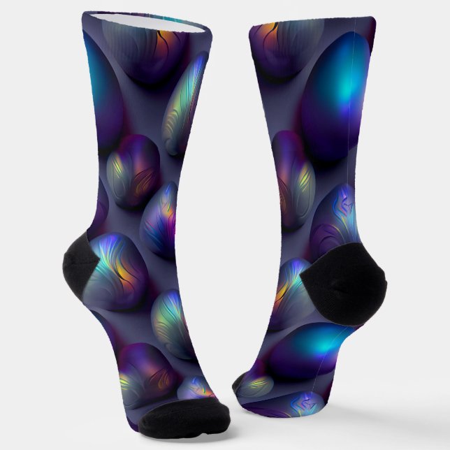 Moody Easter Eggs Socken (Gewinkelt)
