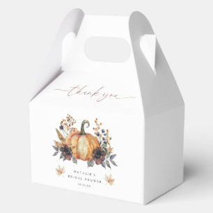 Moody Fall Floral Brautparty Geschenkschachtel