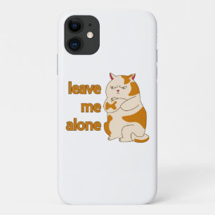 Moody fat cat verließ mich alleine Case-Mate iPhone hülle