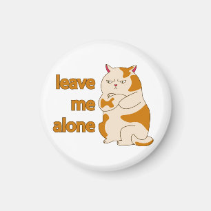 Moody fat cat verließ mich alleine magnet