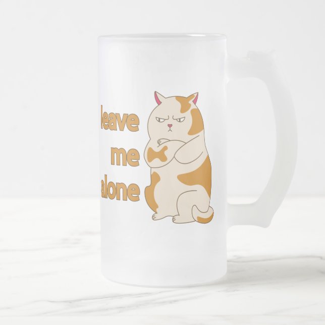 Moody fat cat verließ mich alleine mattglas bierglas (Rechts)
