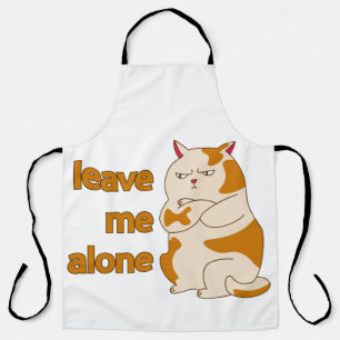 Moody fat cat verließ mich alleine schürze