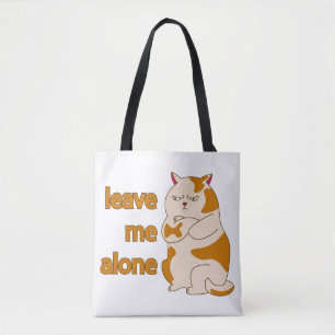 Moody fat cat verließ mich alleine tasche