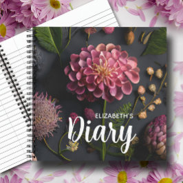 Moody Floral Diary Notizbuch