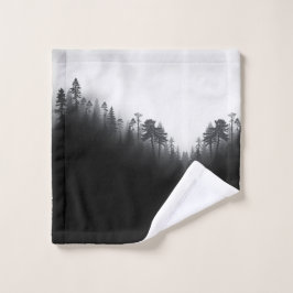 Moody-Forest-Duschvorhang Waschlappen
