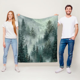 Moody Forest  Fleecedecke