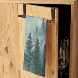 Moody Forest  Geschirrtuch