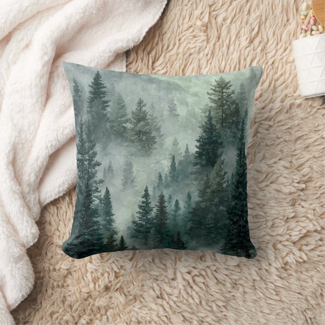 Moody Forest  Kissen (Decke)