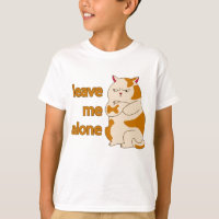 Moody gros chat me laisser seul T-shirt
