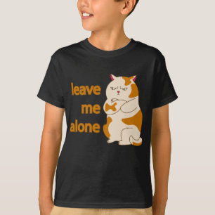 Moody gros chat me laisser seul T-shirt