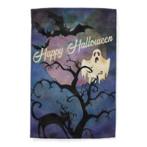 Moody Happy Halloween Sky mit Bats & Ghosts
