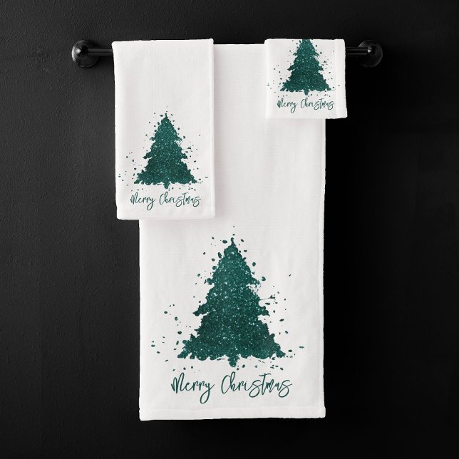 Moody Joyeux Noël | Arbre Turquoise foncé de minui (Créateur téléchargé)