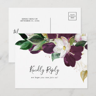 Moody Lila Blooms Song Request UAWG Postkarte