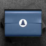 Moody Merry Christmas | Classy Dark Navy Blue Tree Runder Aufkleber<br><div class="desc">Die Saison für Dekoration und Unterhaltung! Moderner, düsterer und launischer abstrakter Ferienbaum und handgeschriebener "Frohe Weihnachten" in einer reichen, luxuriösen Palette. Dieses elegante festliche Design zeichnet sich durch einen funkelnd Whirlpool mit einem frisch gestrichenen Spritzer aus, der mit Imitaten aus metallischem Glitzer verstärkt wird. Für andere Farben oder passende Produkte...</div>