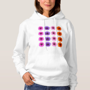 Moody Modern Winter Botanische Weihnachten Lila Hoodie