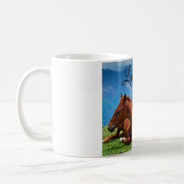 Moody Mountain Horses: Eine Reise in die feine Kun Kaffeetasse