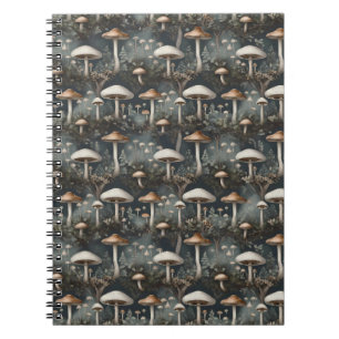 Moody Mushroom Forest Notizblock