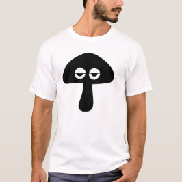 Moody Mushroom-Silhouette T-Shirt