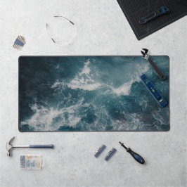 Moody ocean waves, art photo