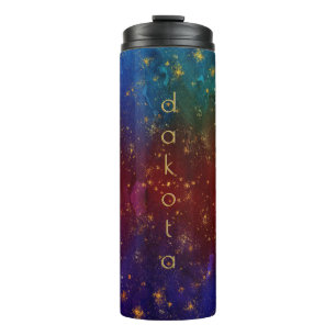 Moody Ombre   Psychedelischer Grunge Stardust Cust Thermosbecher