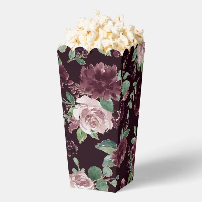Moody Passion | Dramatisches Muster für Lila Rose Geschenkschachtel (Geplatzt)