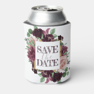 Moody Passions Dramatische Wein Save-the-Date-Ka Dosenkühler