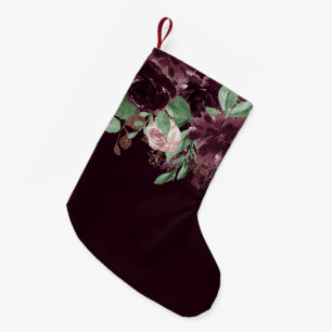 Moody Passions Dramatisches Muster für Lila Rose Kleiner Weihnachtsstrumpf