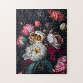 Moody Peony Painterly Floral