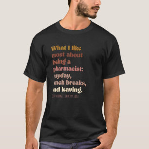 Moody Pharmacist Boho Vintag T-Shirt