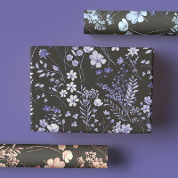 Moody & Romantische Wildblume Tonal Wasserfarbe