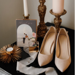 Moody-Rose | Romantische Frühlingsflorale Hochzeit Dankeskarte