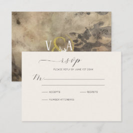 Moody Smoked Gold Ampersand RSVP