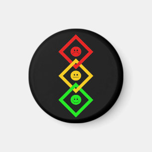 Moody Stoplight Magnet