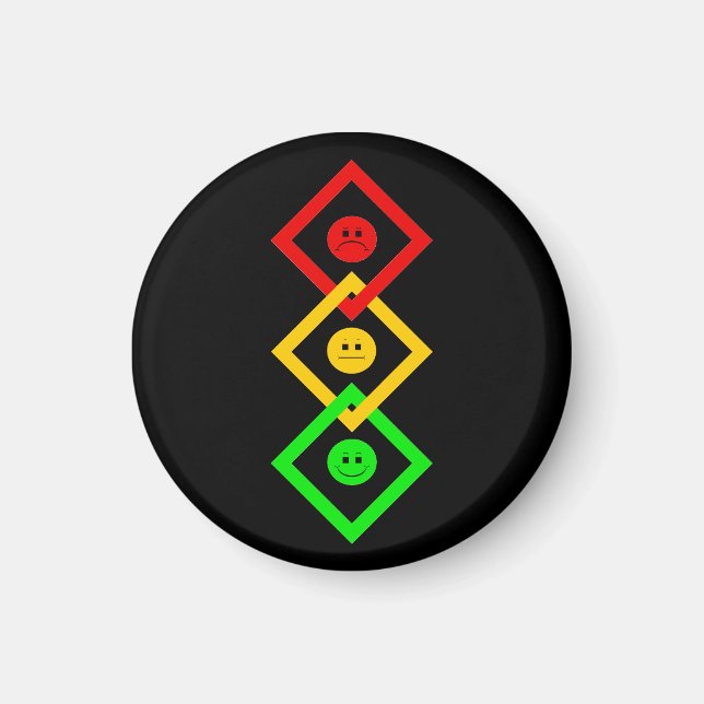 Moody Stoplight Magnet (Vorne)