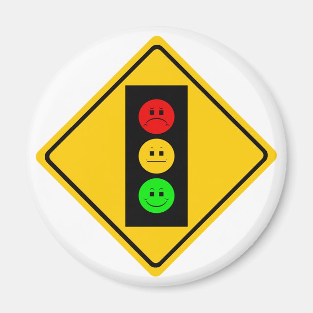 Moody Stoplight Magnet (Vorne)