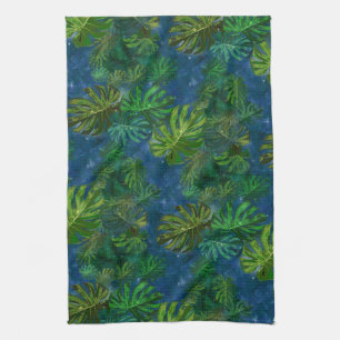 Moody Tropical Night Kitchen Handtücher