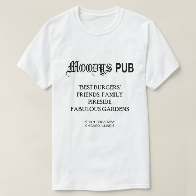 MOODY'S PUB, CHICAGO, IL T-Shirt (Design vorne)