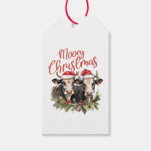 Mooey Christmas Cow Geschenktasten Geschenkanhänger