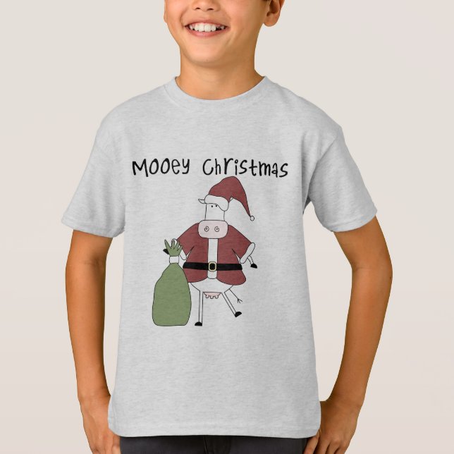 Mooey Cow T-shirts et cadeaux de Noël (Devant)