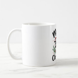 Mooey Weihnachten Kuh Vintage Gravur Shirt Design Kaffeetasse