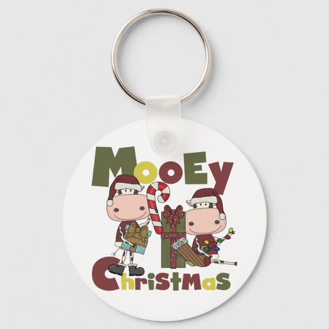 Mooey Weihnachten Schlüsselanhänger (Vorderseite)