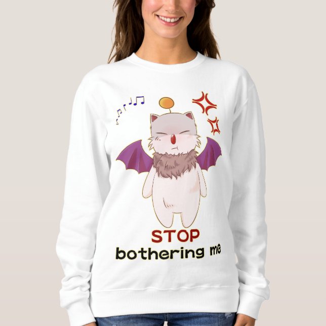 moogle from final fantasy sweatshirt (Vorderseite)