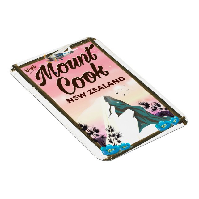 Mook Cook New Zealand Reiseplakat Magnet (Rechte Seite)