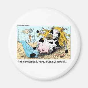 Moomaid Lustige Kuh Cartoon Geschenke T-Shirts Sam Magnet