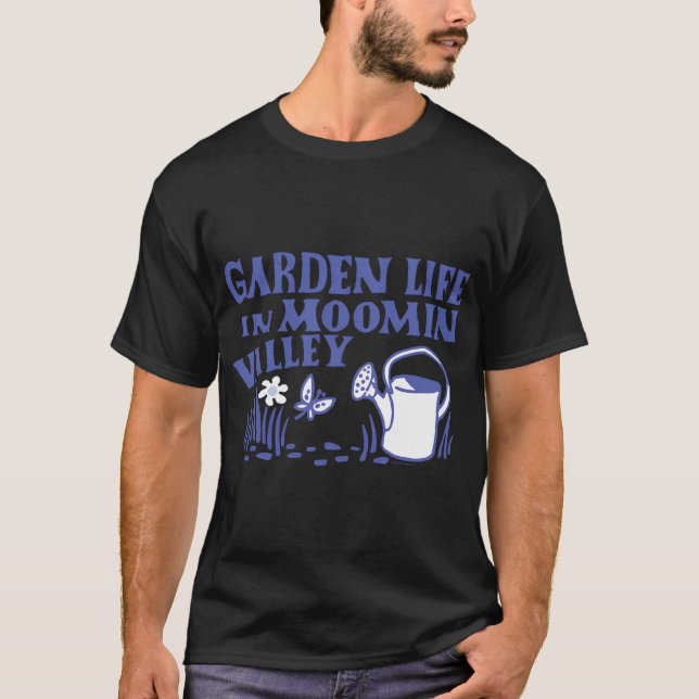 Moomin Text Fade Cascade T-Shirt (Vorderseite)